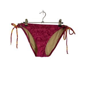Victoria Secret Size Large NWOT Bikini Swim Bottom Pink Tie Sides